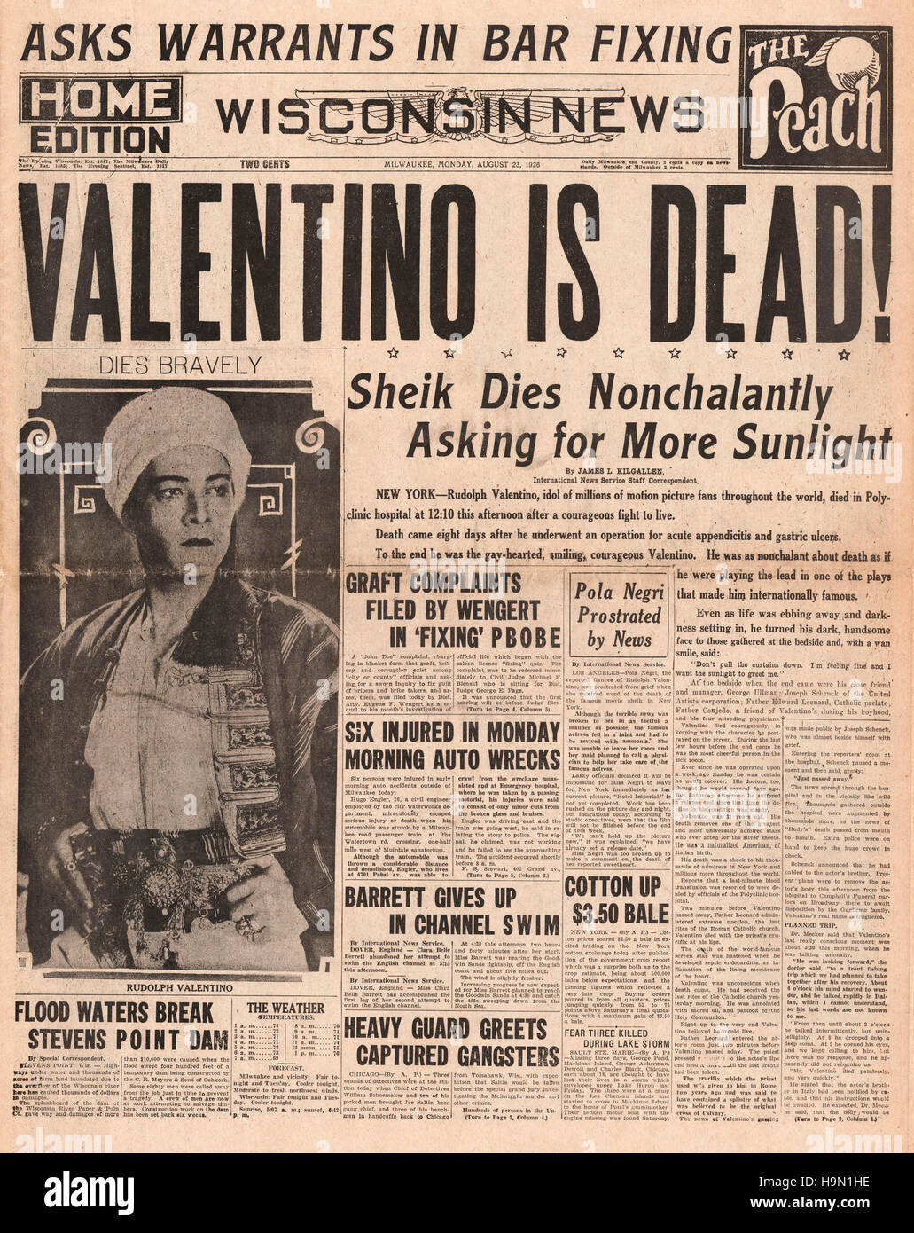 Rudolph Valentino – Sessiz Sinemanın Latin Aşığı
